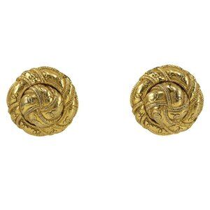 CHANEL Gold Earrings